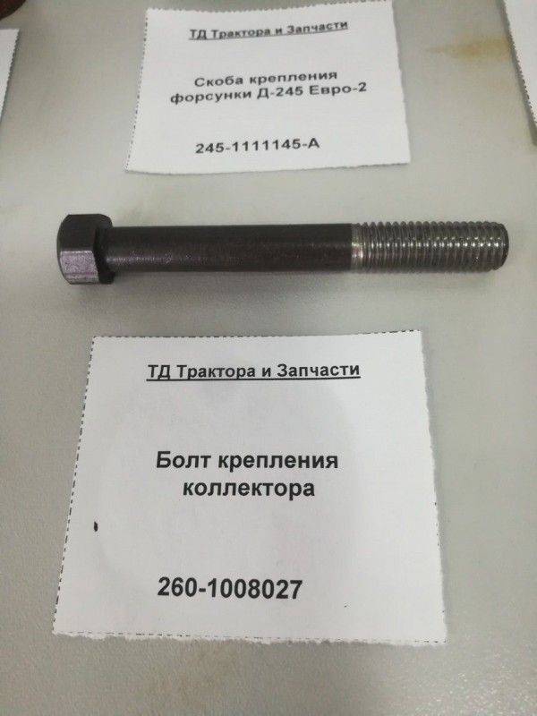 Болт крепления коллектора — 2