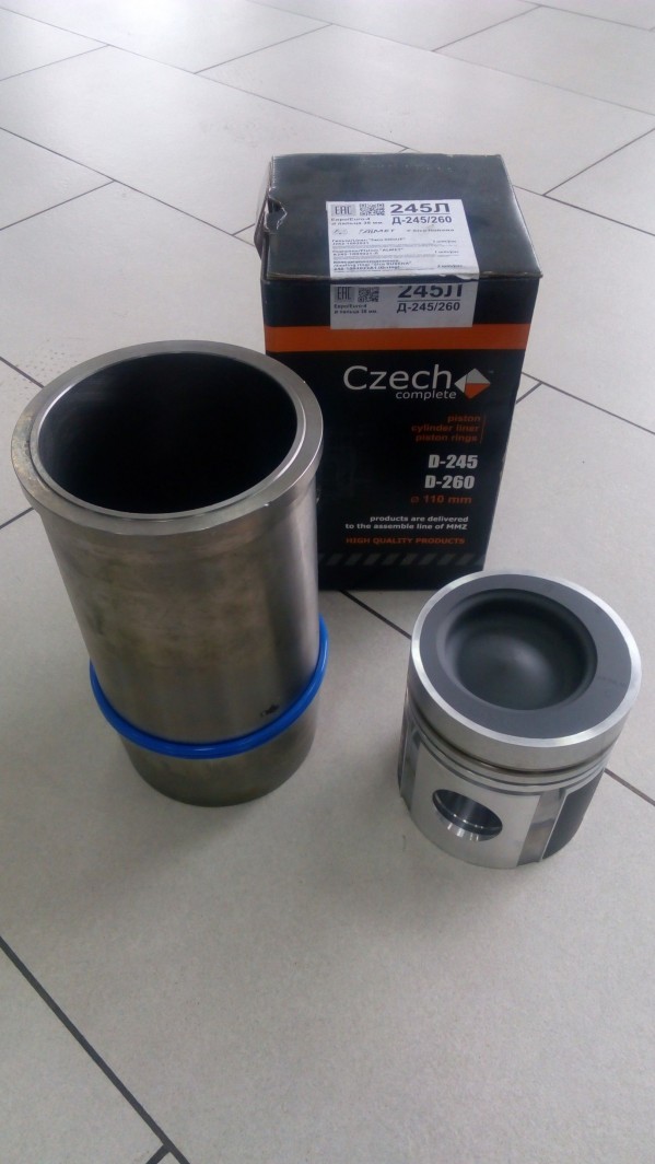 Комплект гильза-порш Д-245.35 Чехия Евро-4 палD=38 — 2