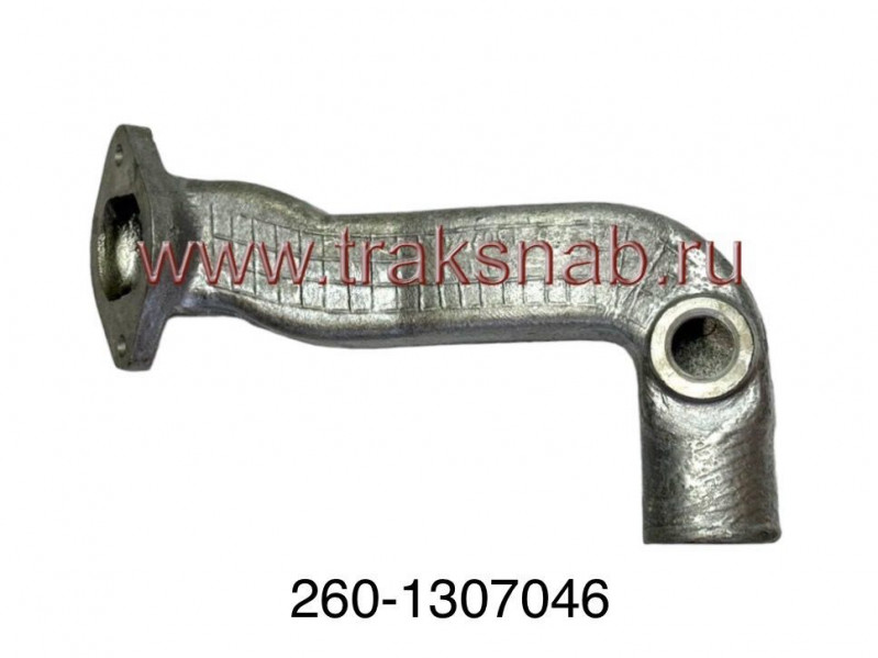 Патрубок водяного насоса алюминий Д-260 Амкадор — 2